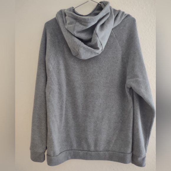 Grey Yeehaw Beer Hoodie with Thumb Holes and Front Pocket Sz. M - Picture 7 of 7